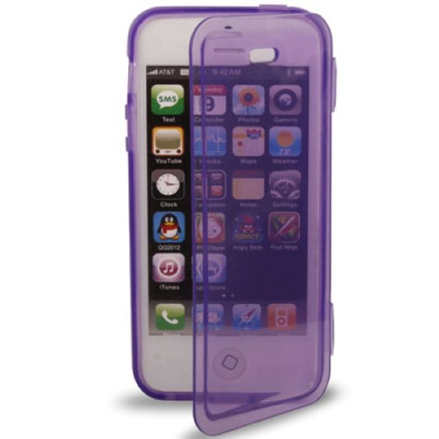 Apple iPhone 5 / 5s / SE Handyhülle Backcover Violett