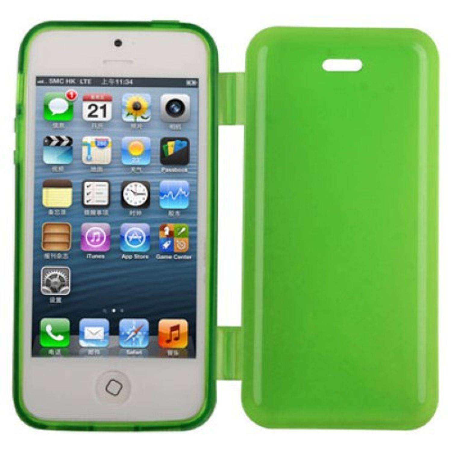 Apple iPhone 5 / 5s / SE Handyhülle Backcover Grün