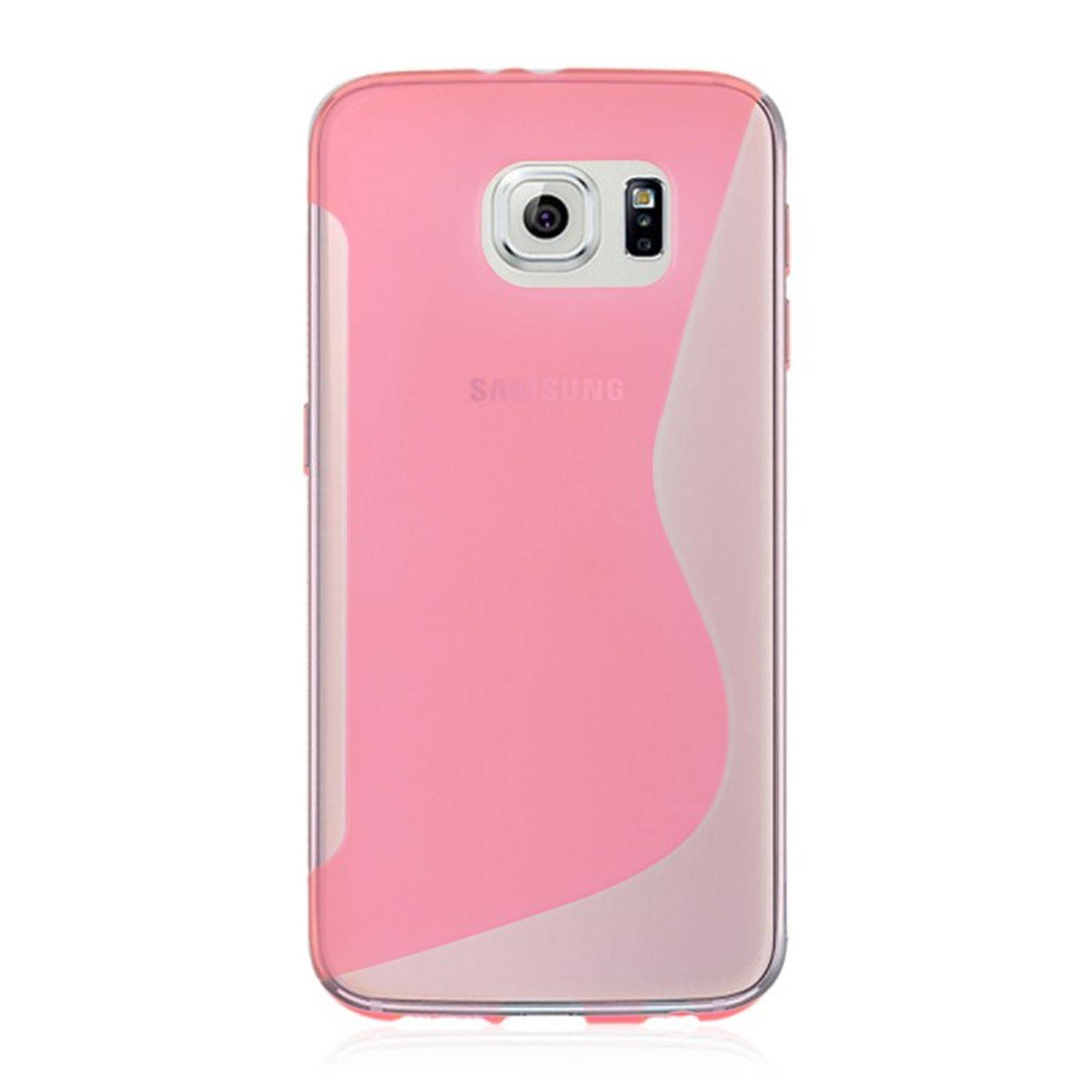 Samsung Galaxy S6 Handyhülle Backcover Rosa