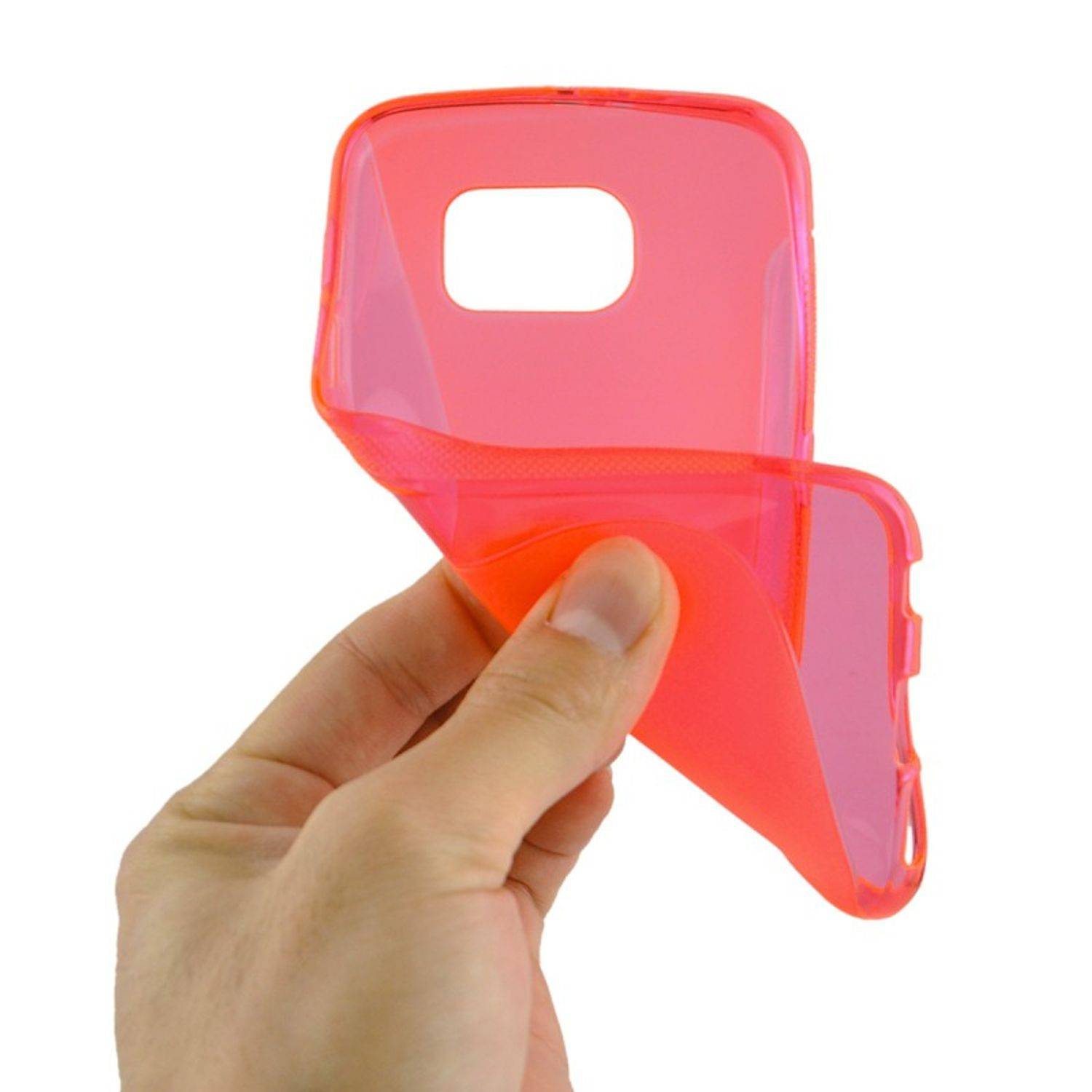 Samsung Galaxy S6 Handyhülle Backcover Violett