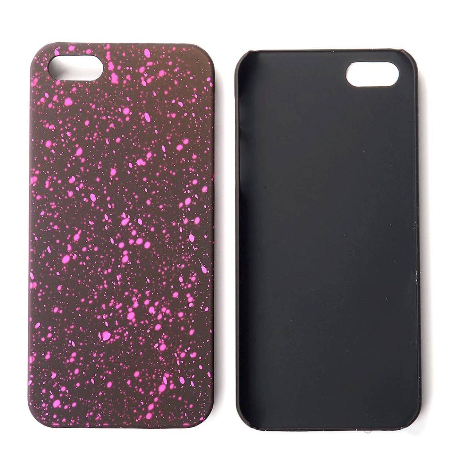 Apple iPhone 5 / 5s / SE Handyhülle Backcover Schwarz