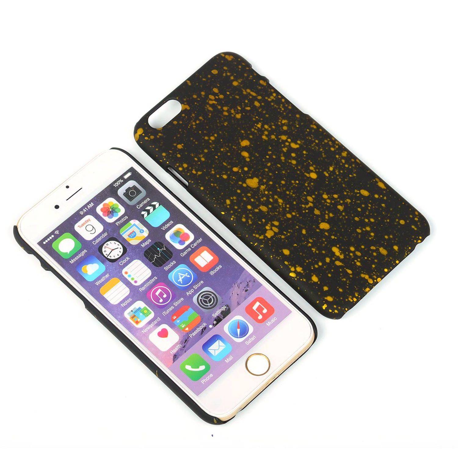 Apple iPhone 6 / 6s Handyhülle Backcover Schwarz