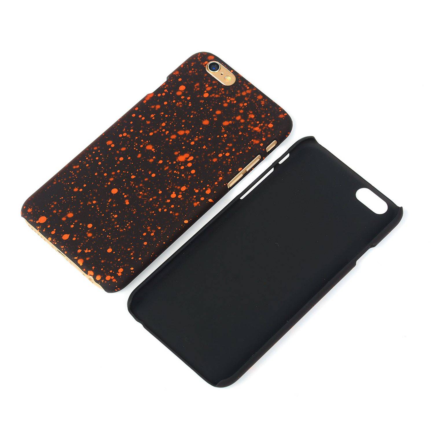Apple iPhone 6 / 6s Handyhülle Backcover Schwarz
