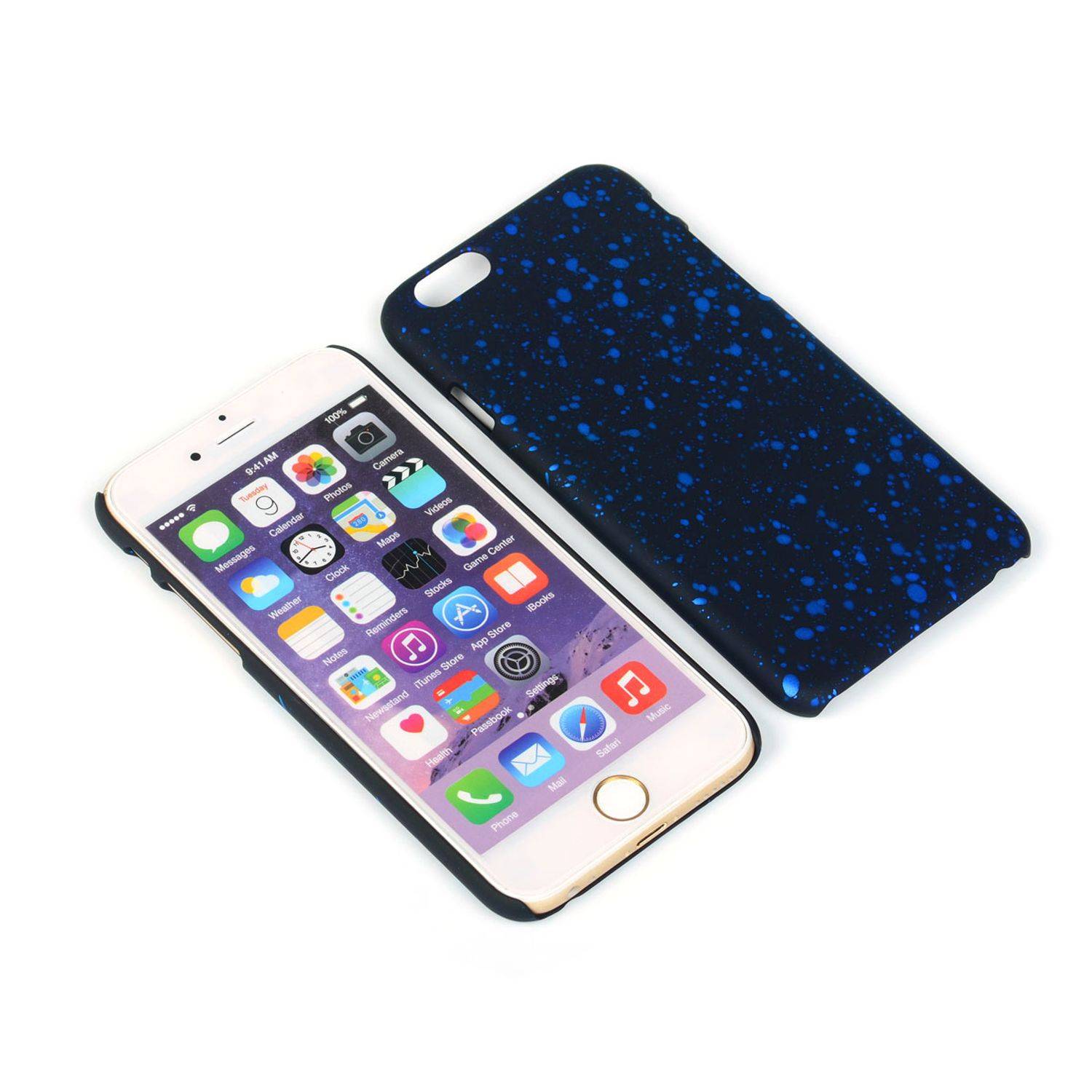 Apple iPhone 6 / 6s Handyhülle Backcover Schwarz