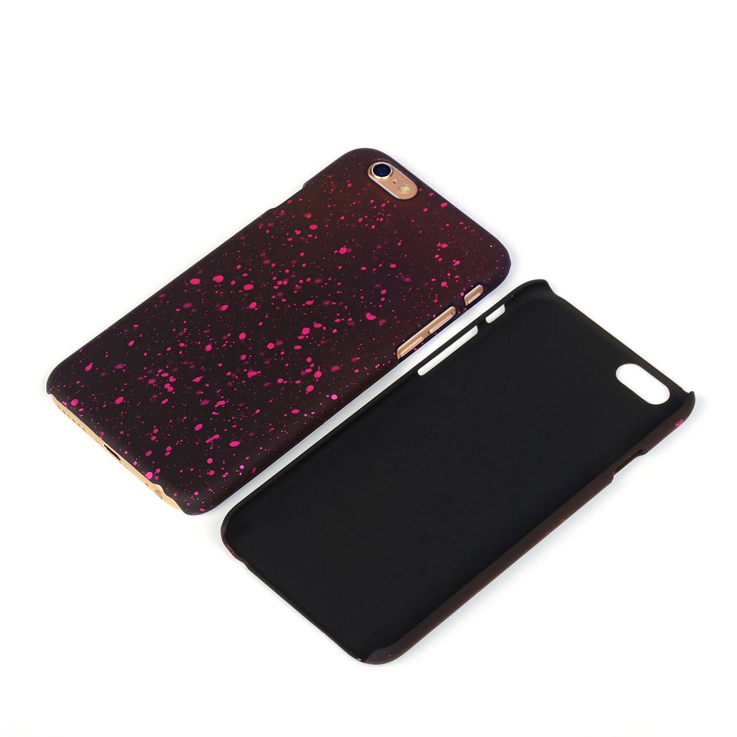 Apple iPhone 6 / 6s Handyhülle Backcover Schwarz