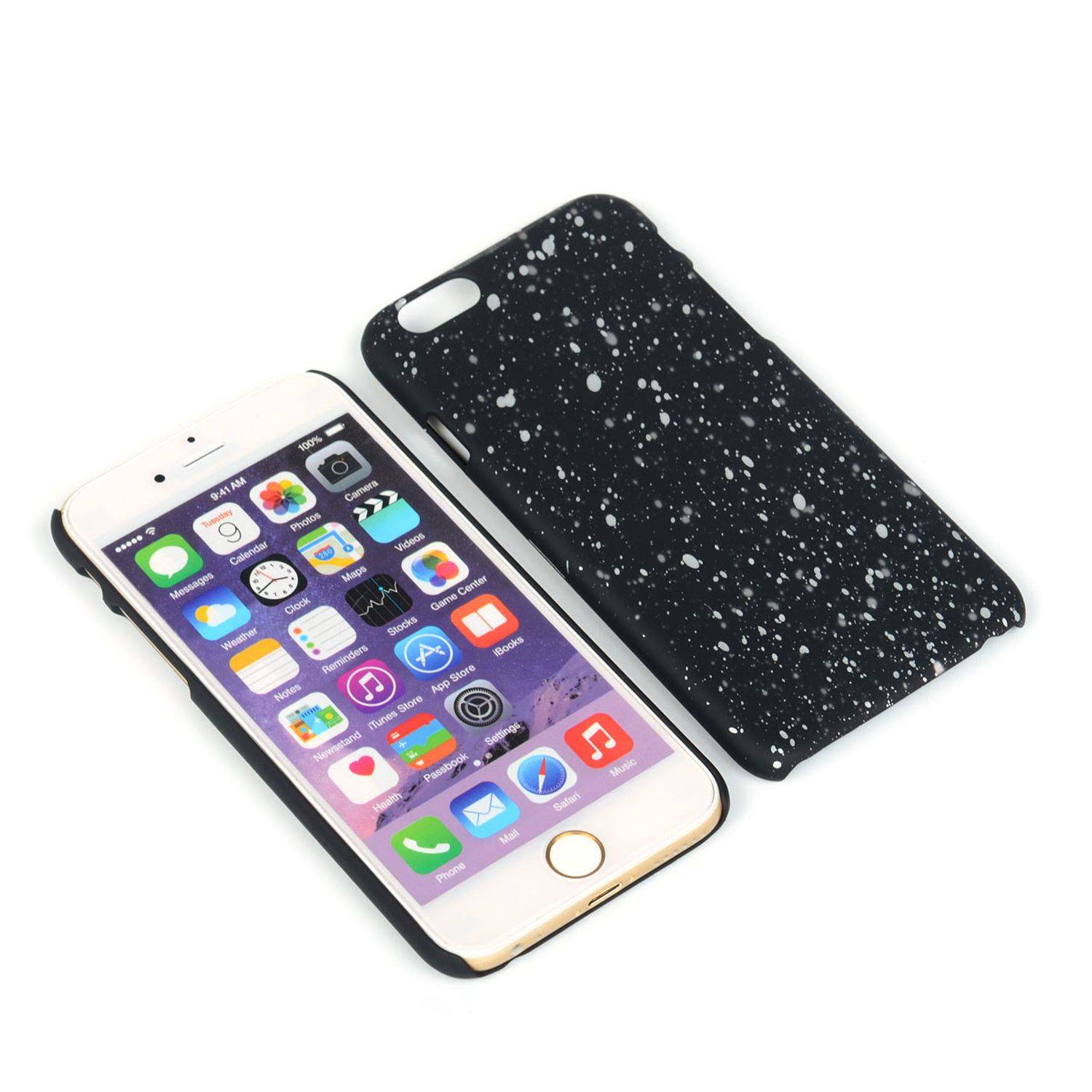 Apple IPhone 6 Plus / 6s Plus Handyhülle Backcover Schwarz