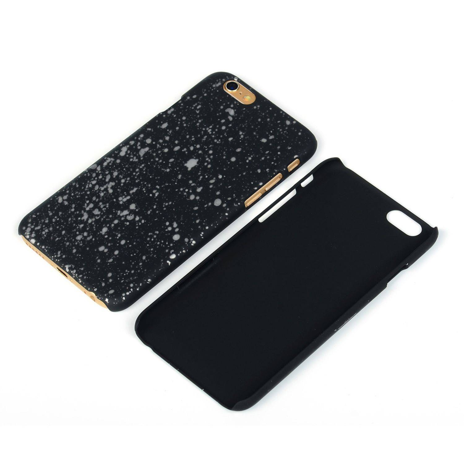 Apple IPhone 6 Plus / 6s Plus Handyhülle Backcover Schwarz
