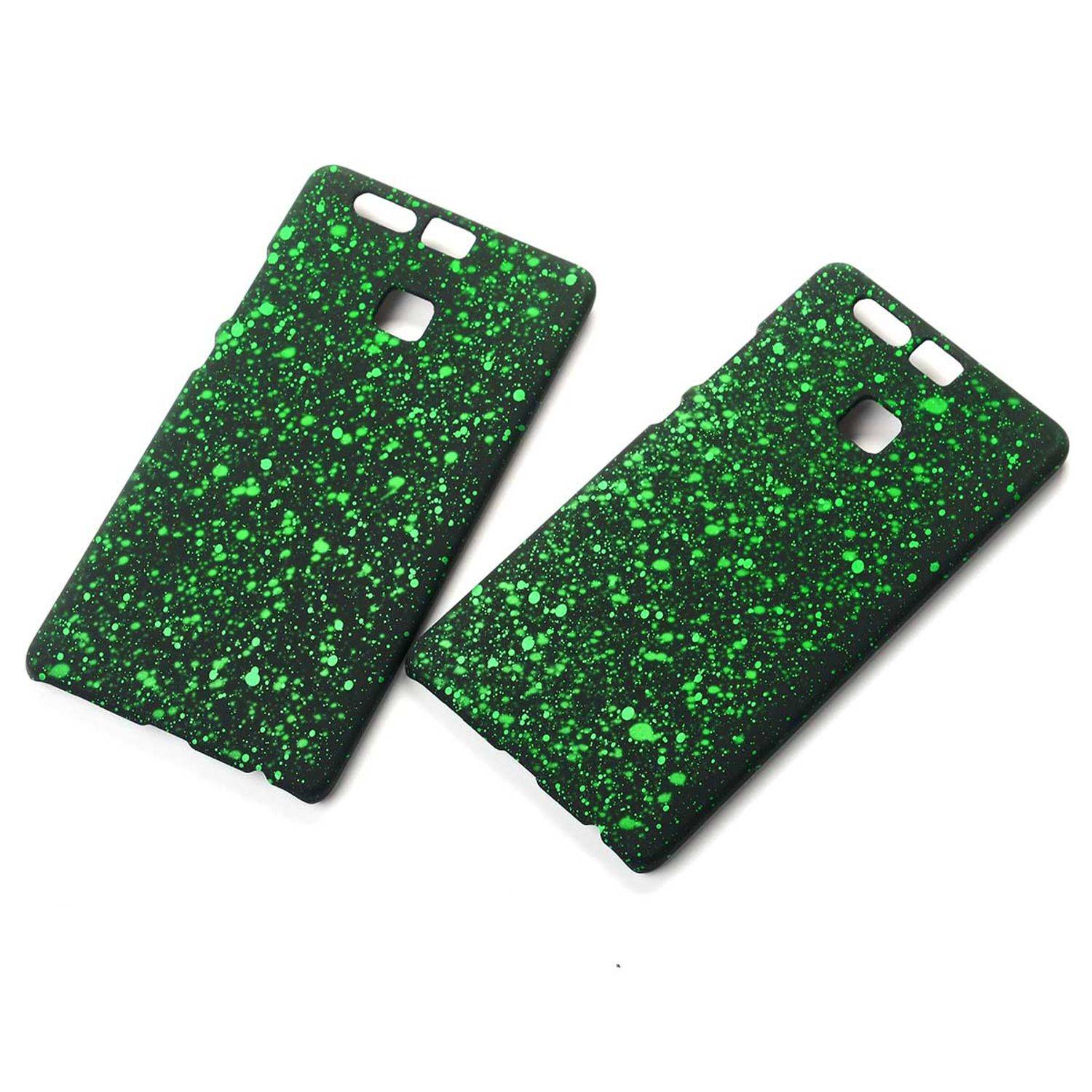 Huawei P9 Handyhülle Backcover Schwarz