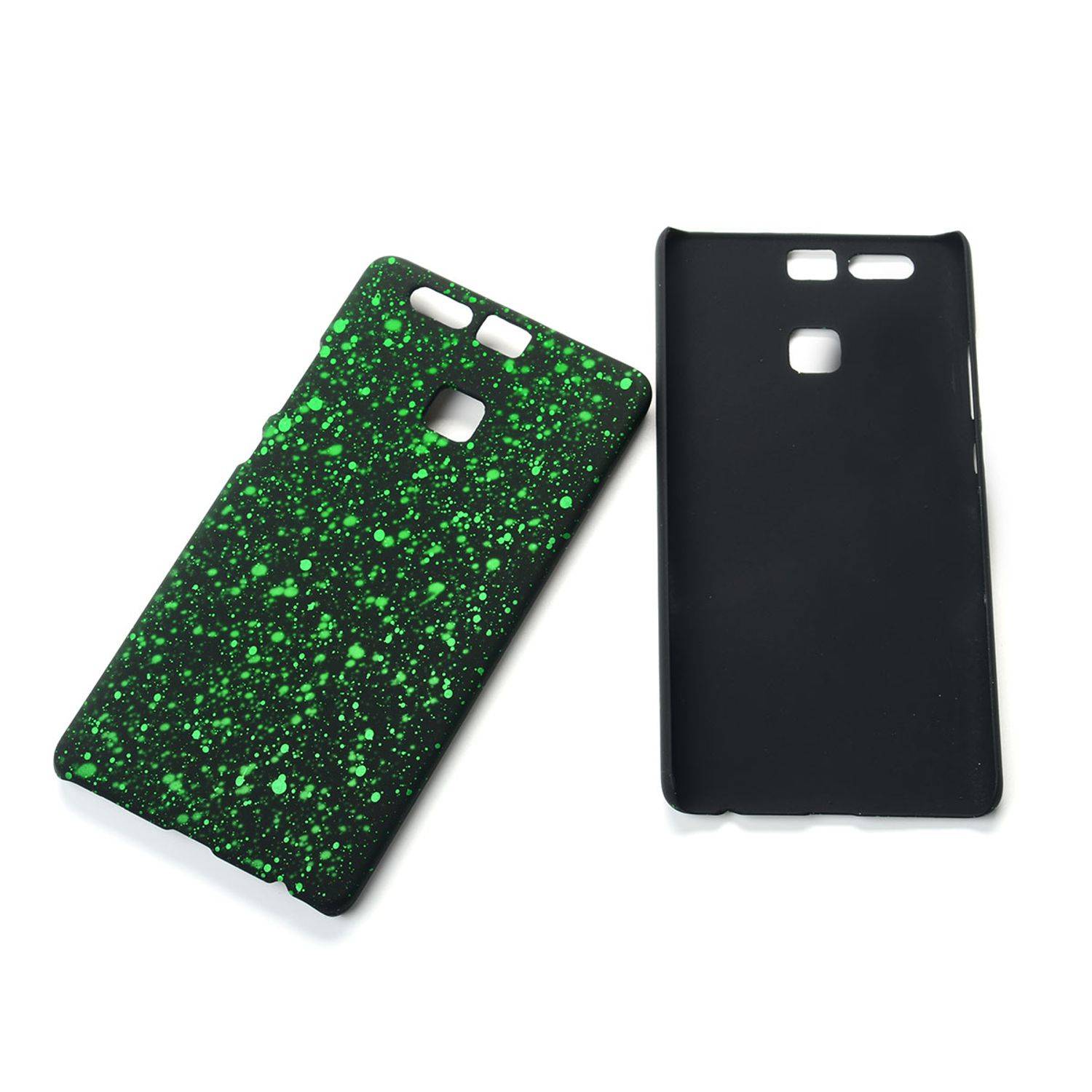Huawei P9 Handyhülle Backcover Schwarz