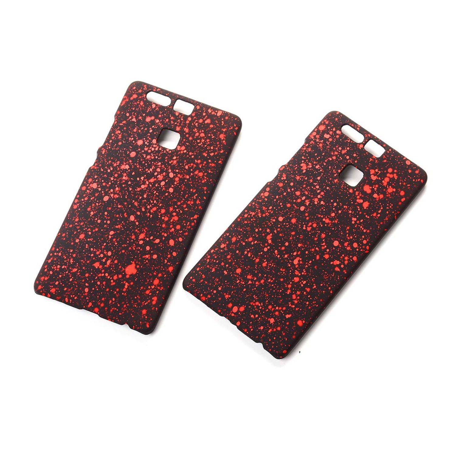 Huawei P9 Handyhülle Backcover Schwarz