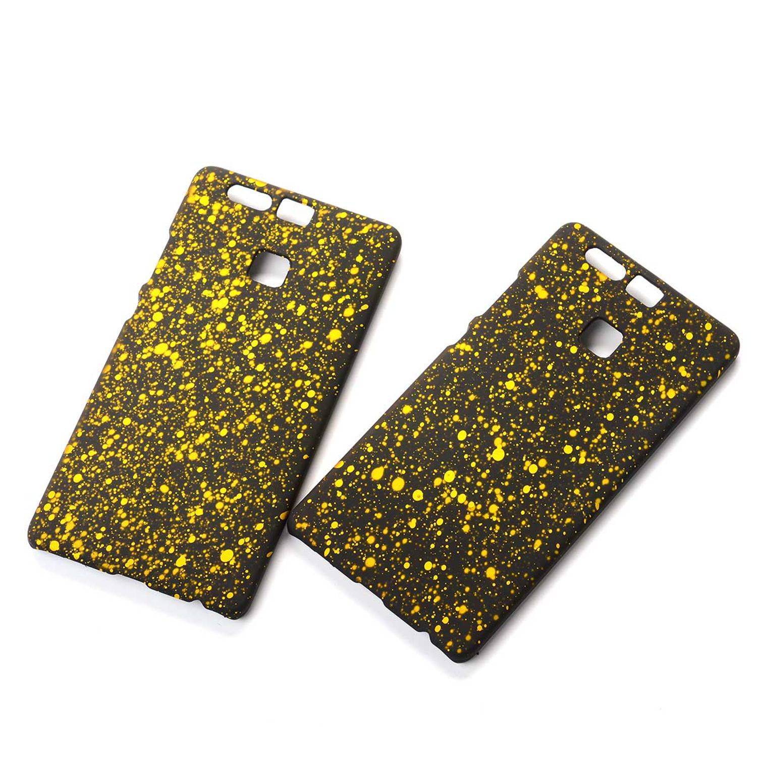 Huawei P9 Handyhülle Backcover Schwarz