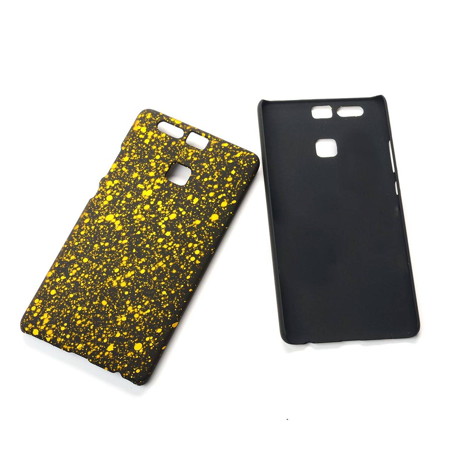 Huawei P9 Handyhülle Backcover Schwarz