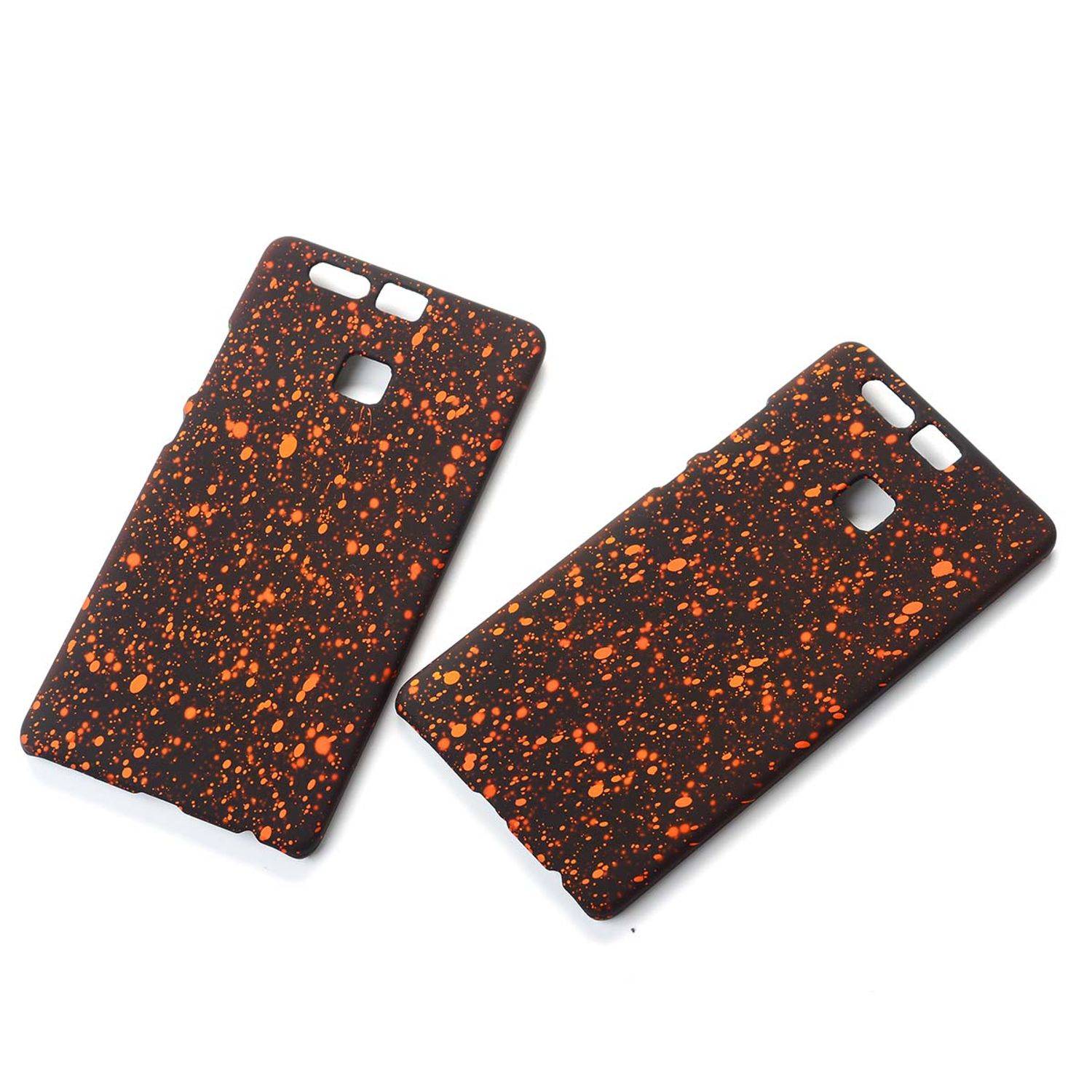 Huawei P9 Handyhülle Backcover Schwarz
