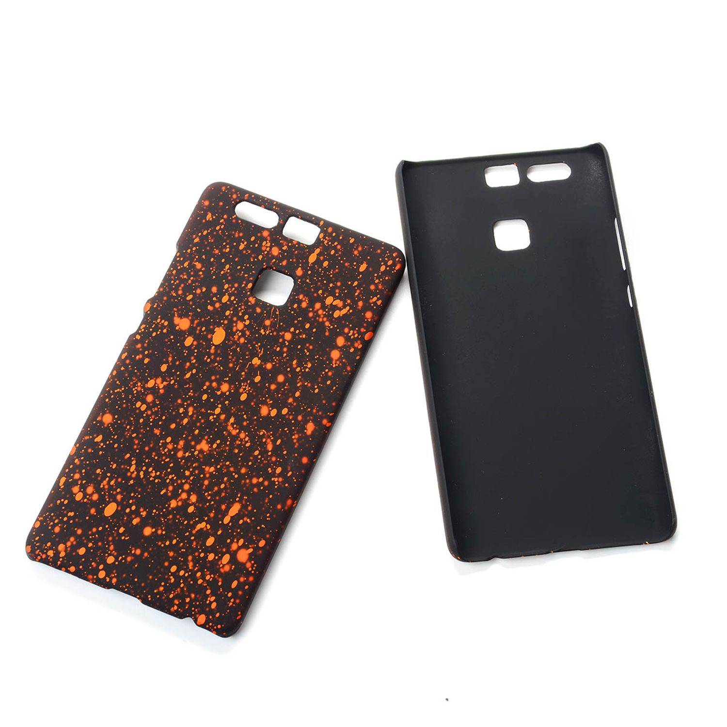 Huawei P9 Handyhülle Backcover Schwarz