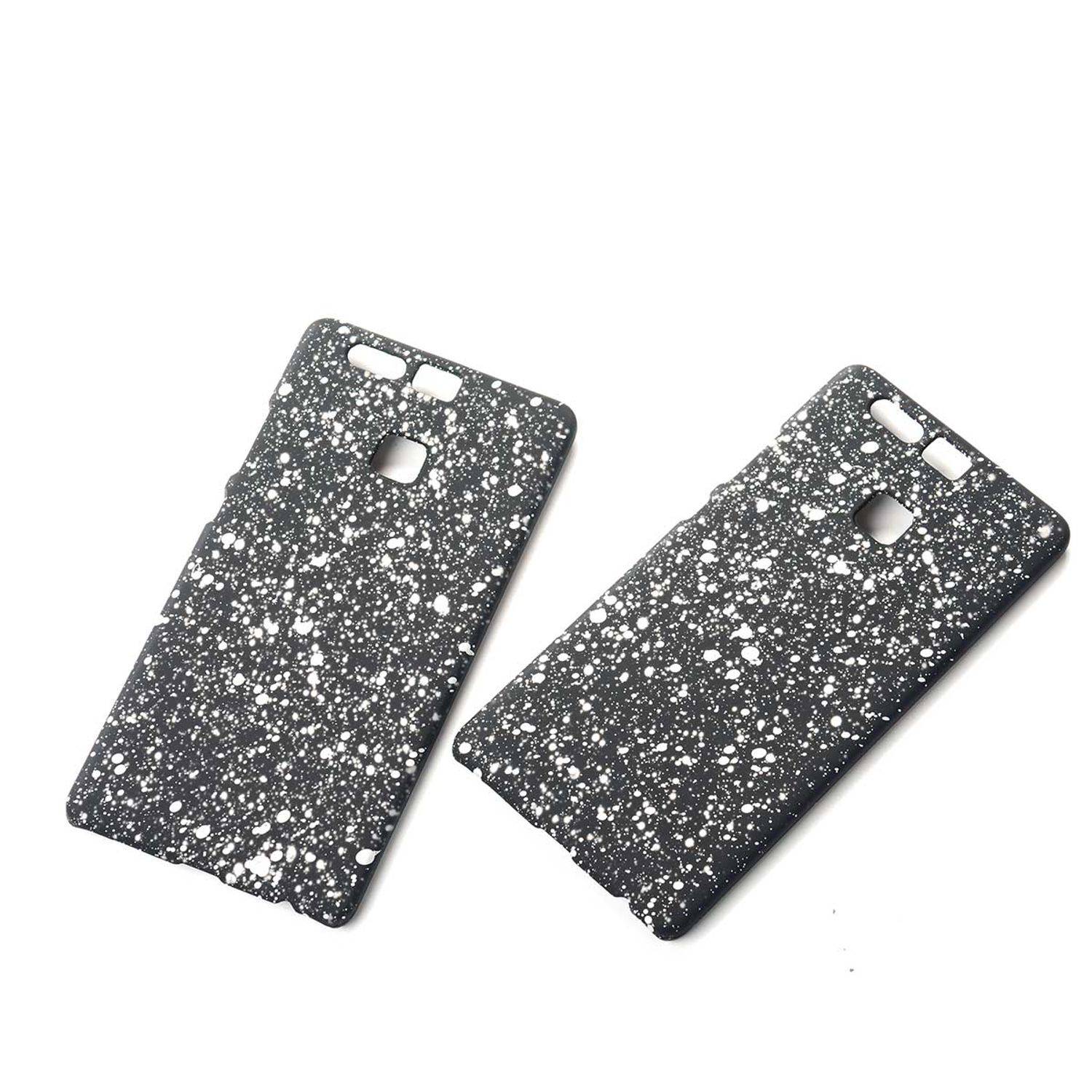 Huawei P9 Handyhülle Backcover Schwarz