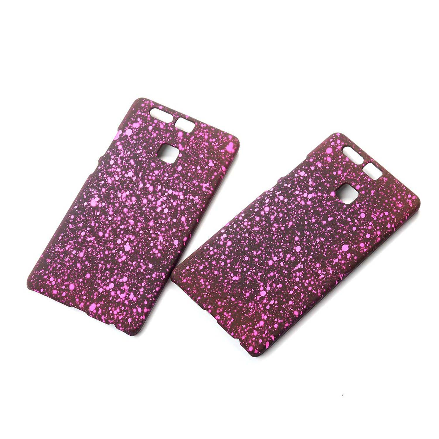 Huawei P9 Handyhülle Backcover Schwarz