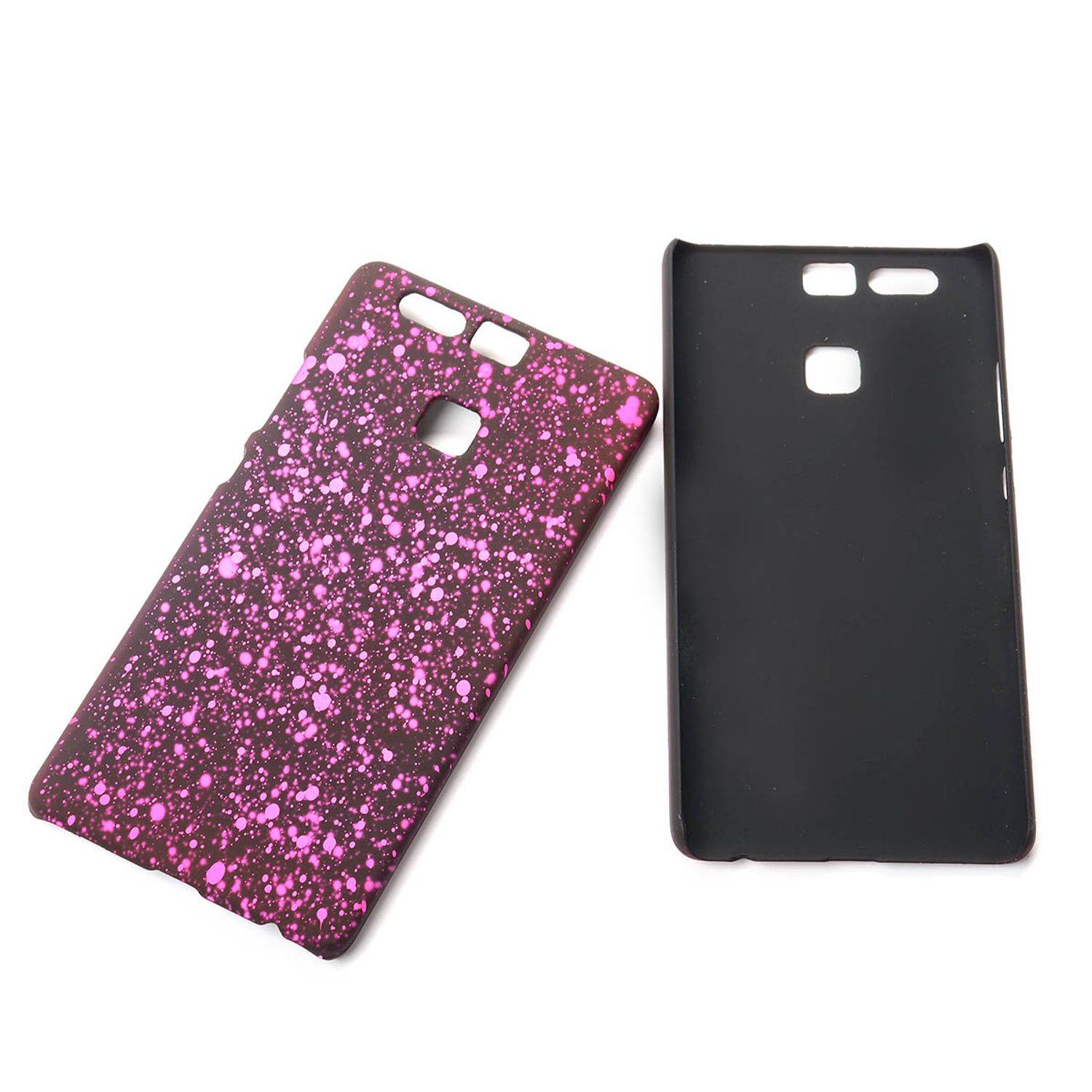 Huawei P9 Handyhülle Backcover Schwarz