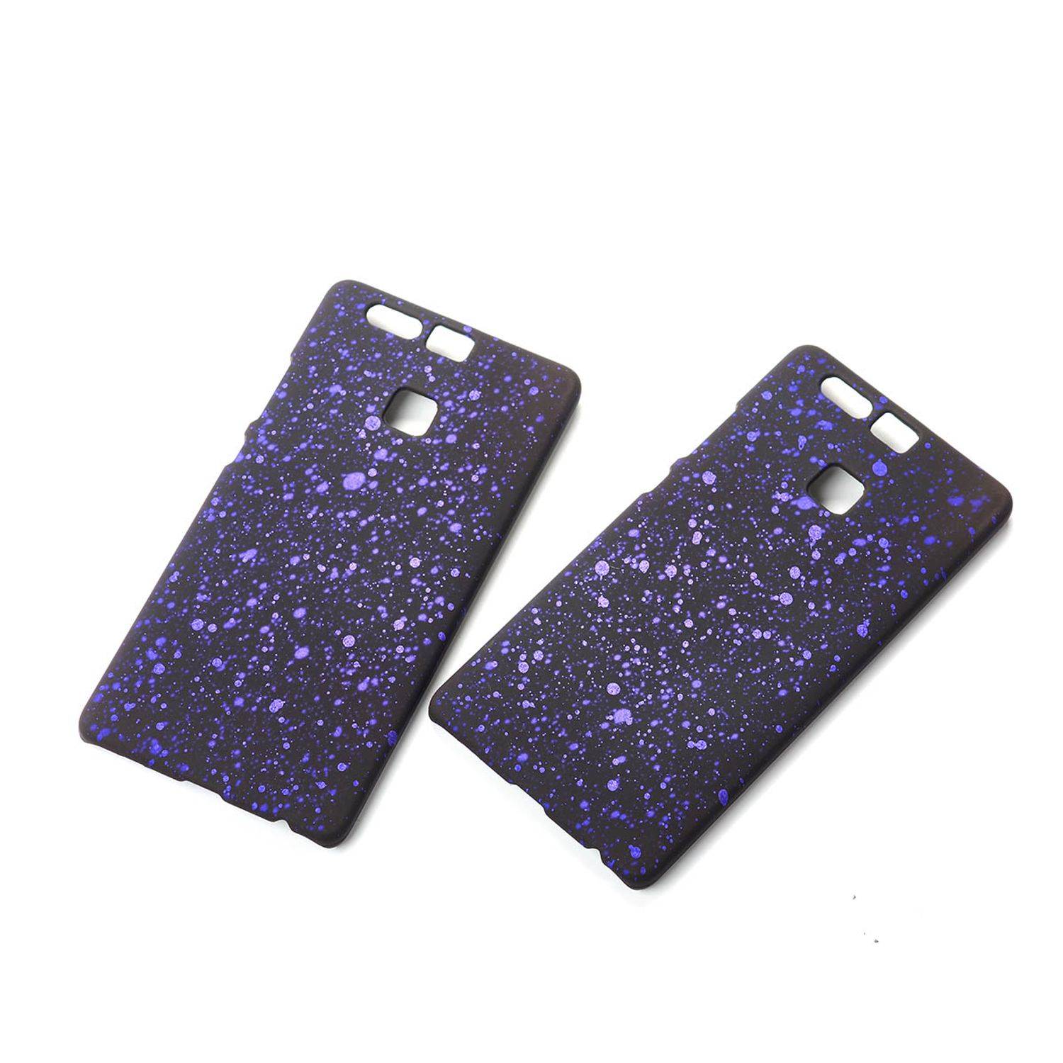 Huawei P9 Handyhülle Backcover Schwarz