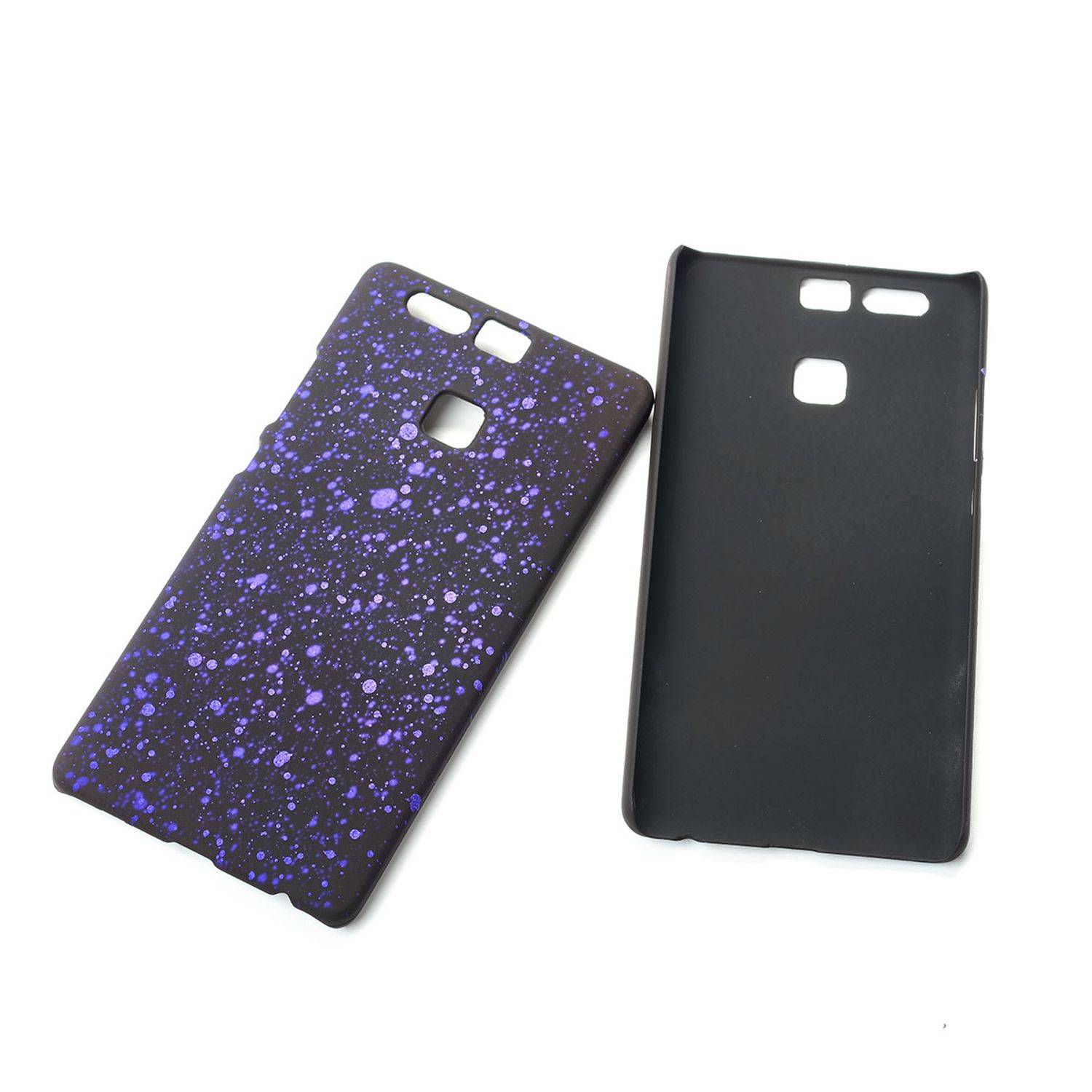 Huawei P9 Handyhülle Backcover Schwarz