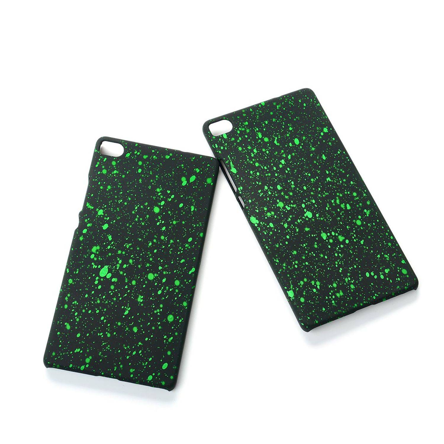 Huawei P8 Handyhülle Backcover Schwarz