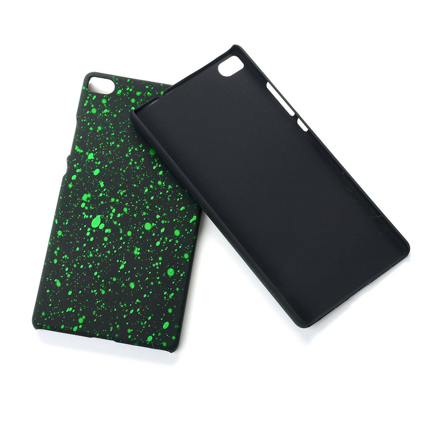 Huawei P8 Handyhülle Backcover Schwarz