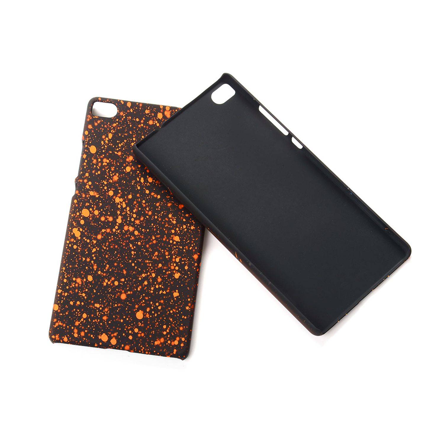Huawei P8 Handyhülle Backcover Schwarz
