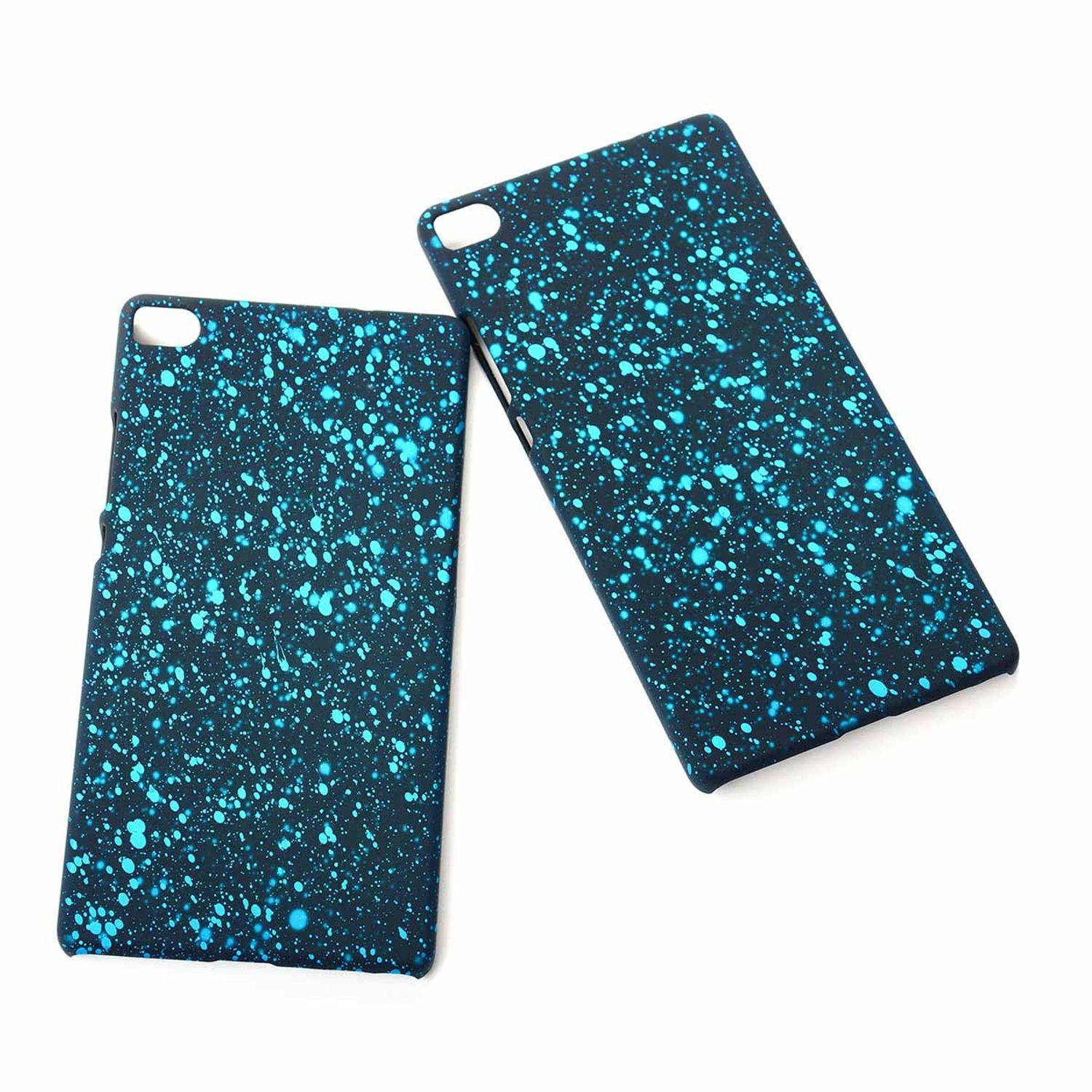 Huawei P8 Handyhülle Backcover Schwarz