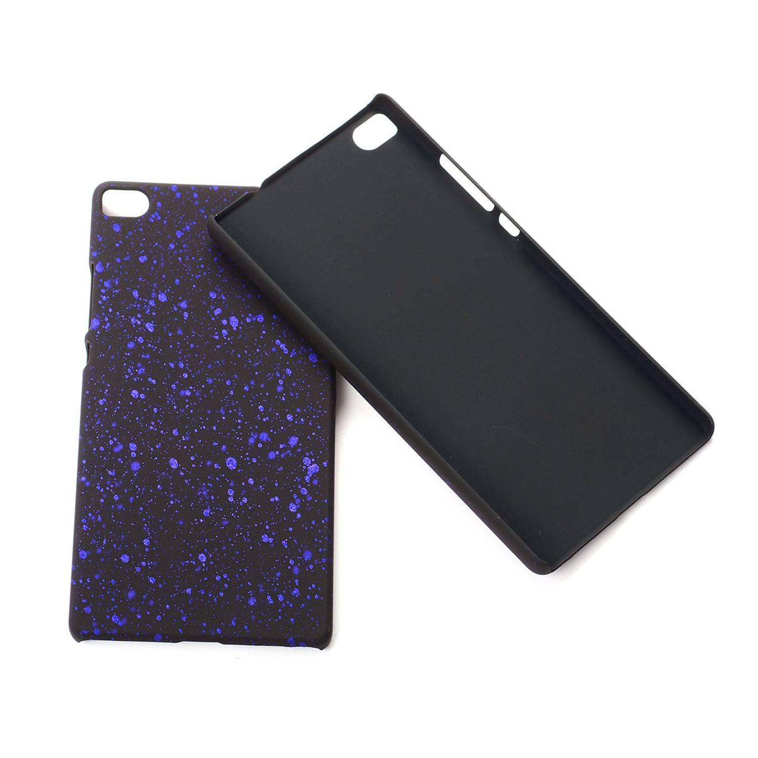Huawei P8 Handyhülle Backcover Schwarz