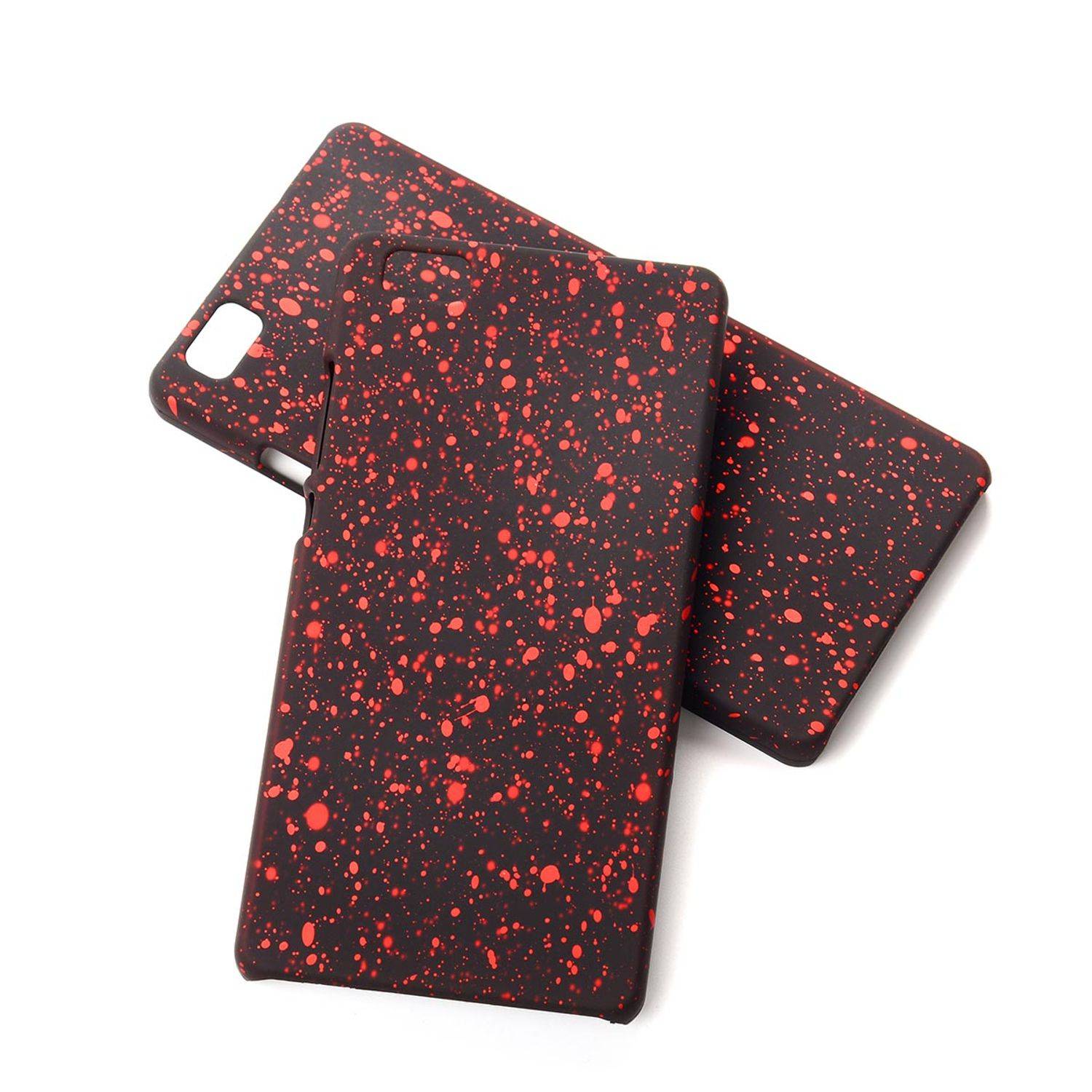 Huawei P8 Lite Handyhülle Backcover Schwarz