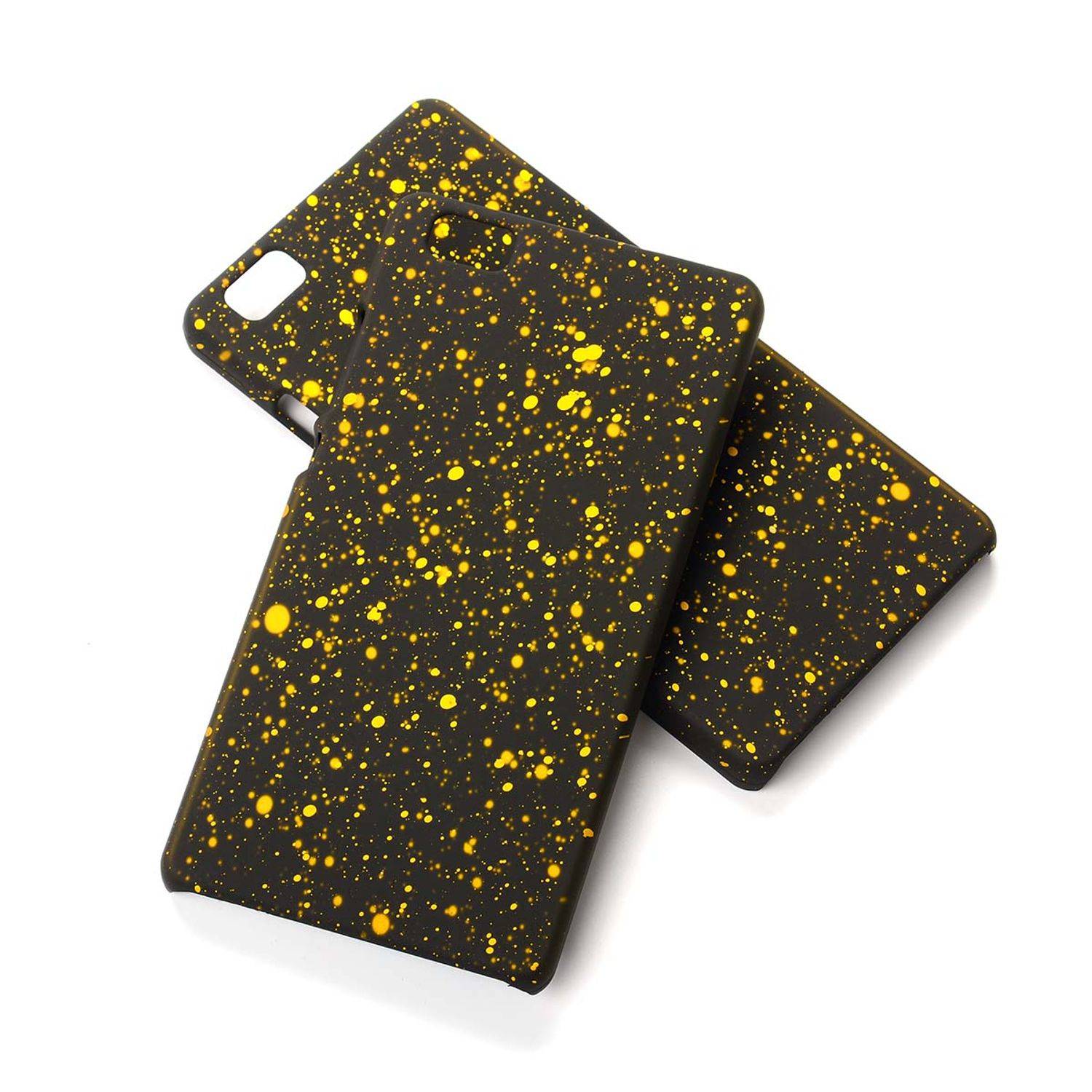 Huawei P8 Lite Handyhülle Backcover Schwarz