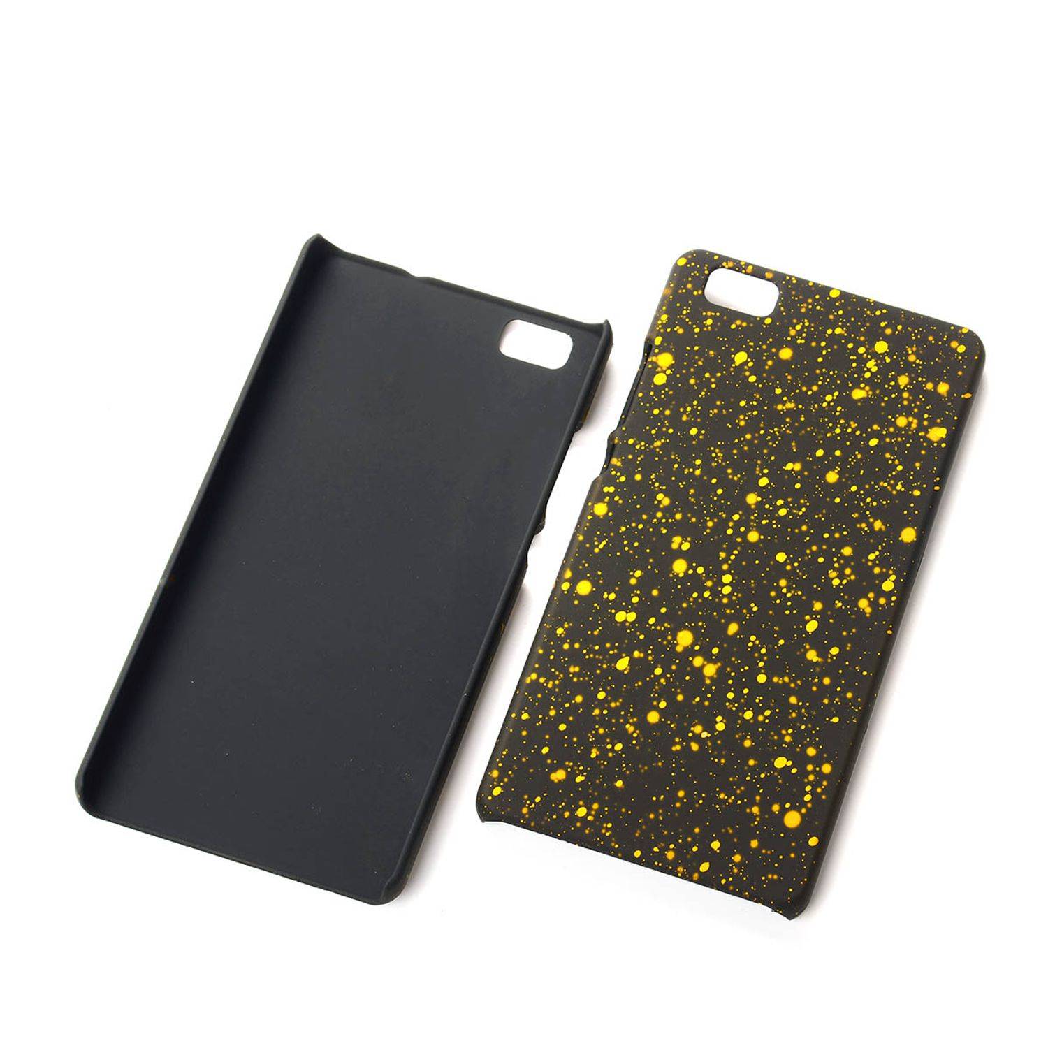 Huawei P8 Lite Handyhülle Backcover Schwarz