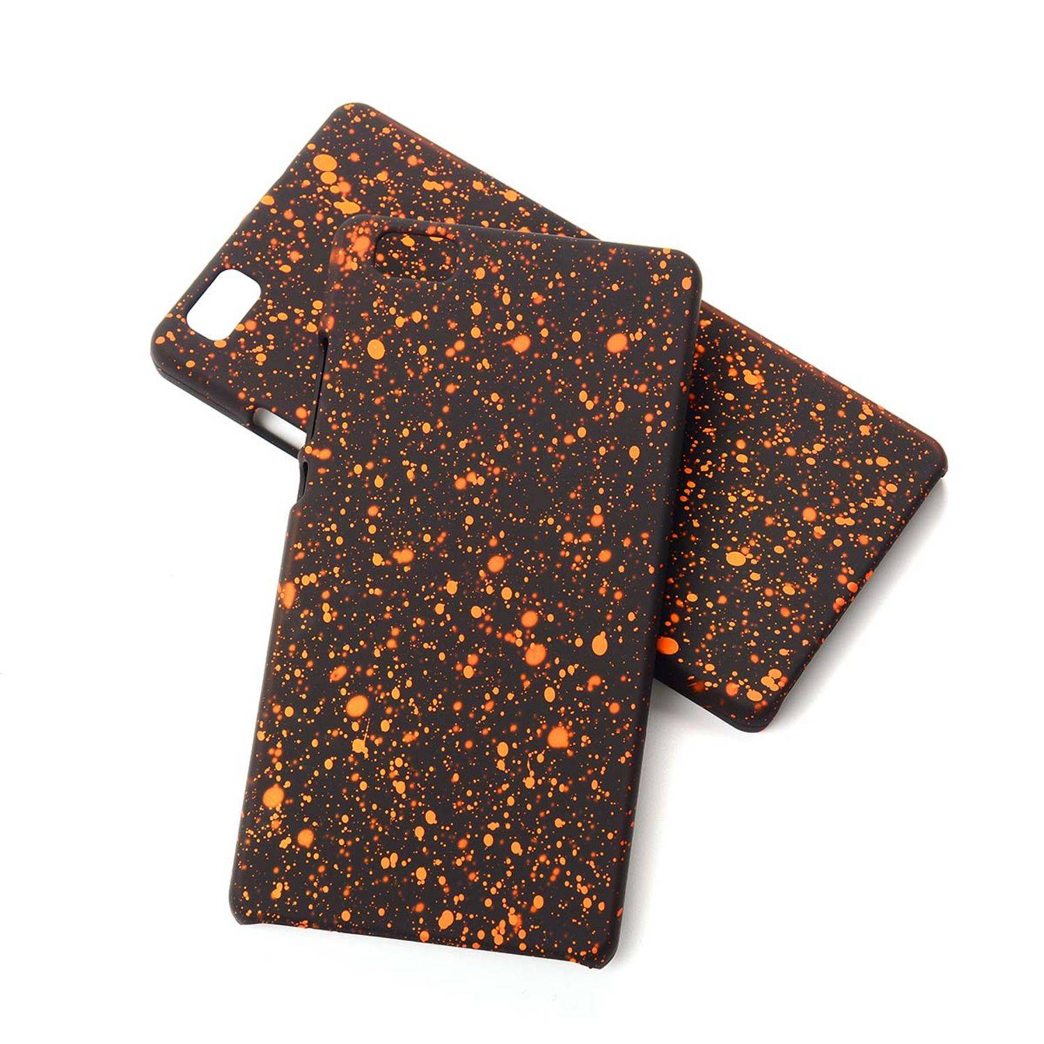 Huawei P8 Lite Handyhülle Backcover Schwarz