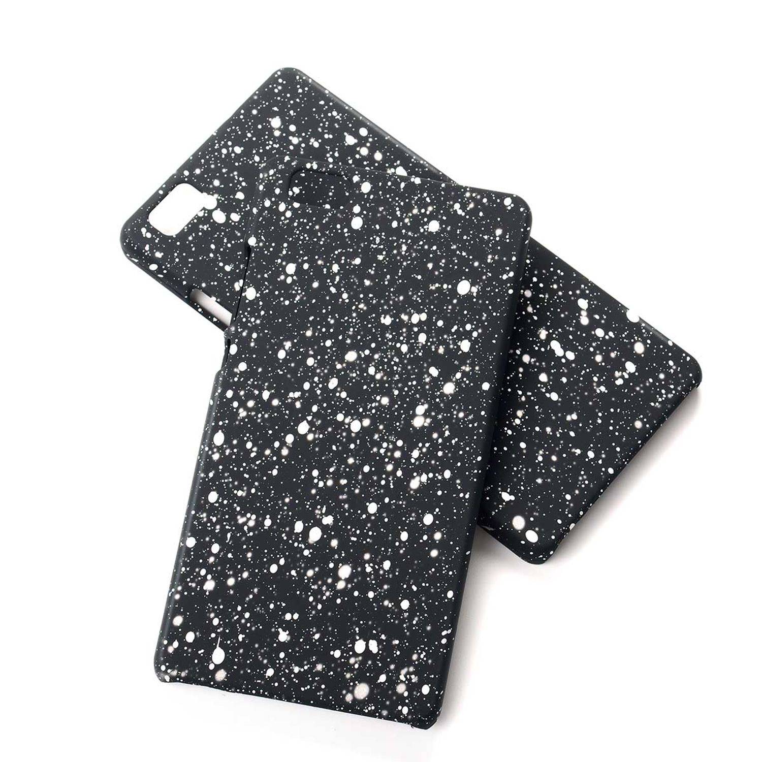 Huawei P8 Lite Handyhülle Backcover Schwarz