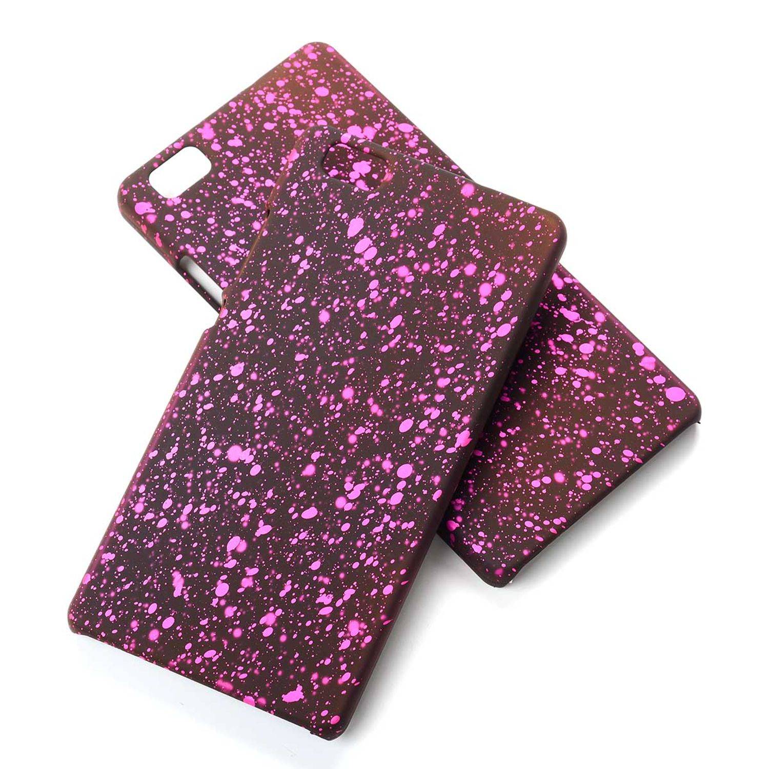 Huawei P8 Lite Handyhülle Backcover Schwarz