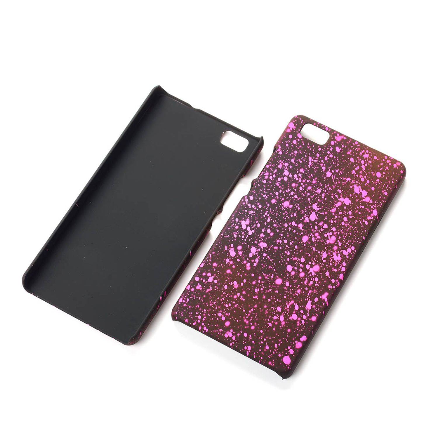 Huawei P8 Lite Handyhülle Backcover Schwarz
