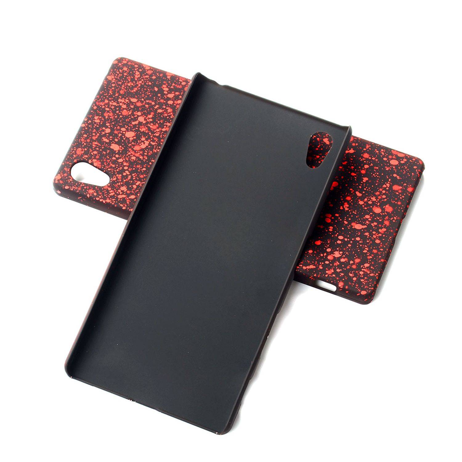 Sony Xperia Z5 Handyhülle Backcover Schwarz