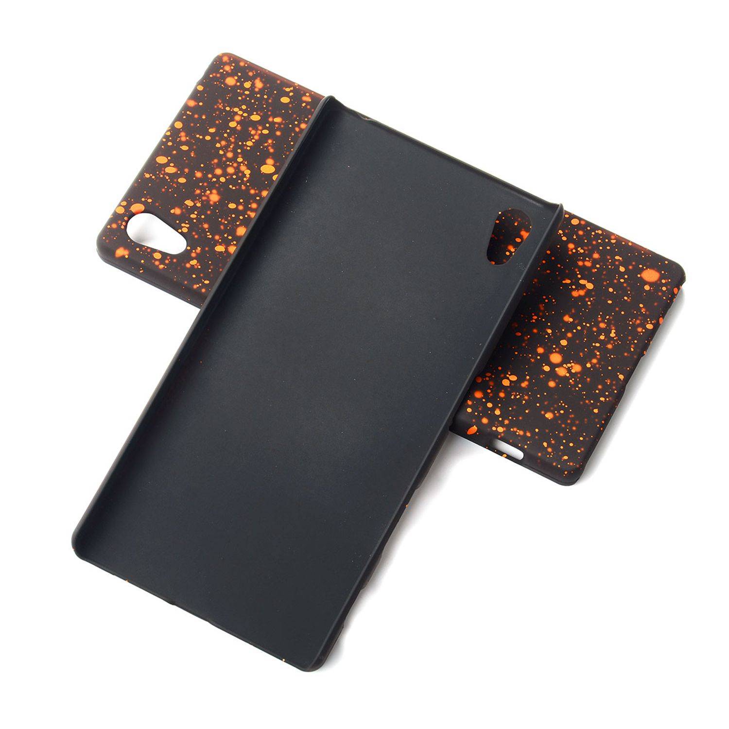 Sony Xperia Z5 Handyhülle Backcover Schwarz