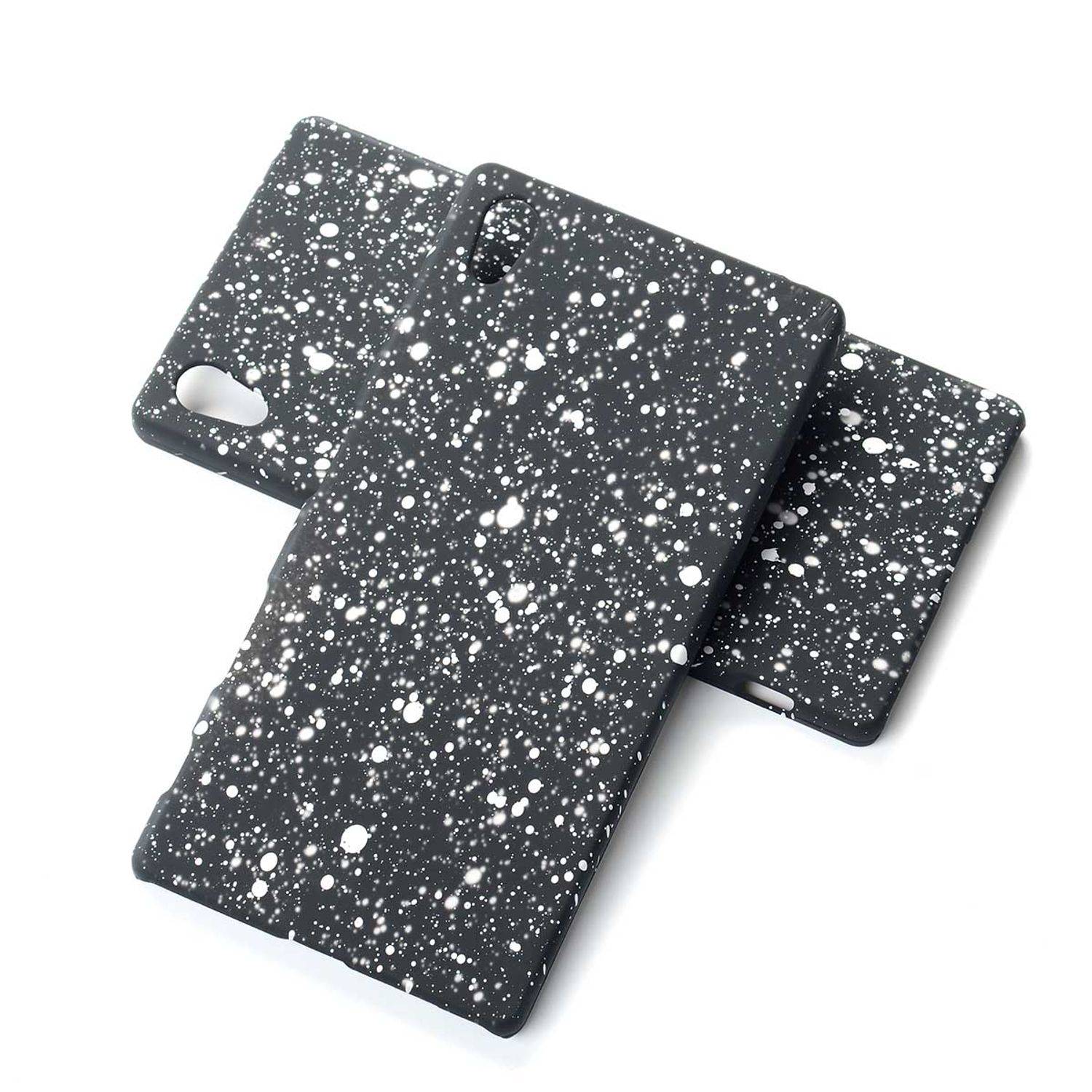 Sony Xperia Z5 Handyhülle Backcover Schwarz