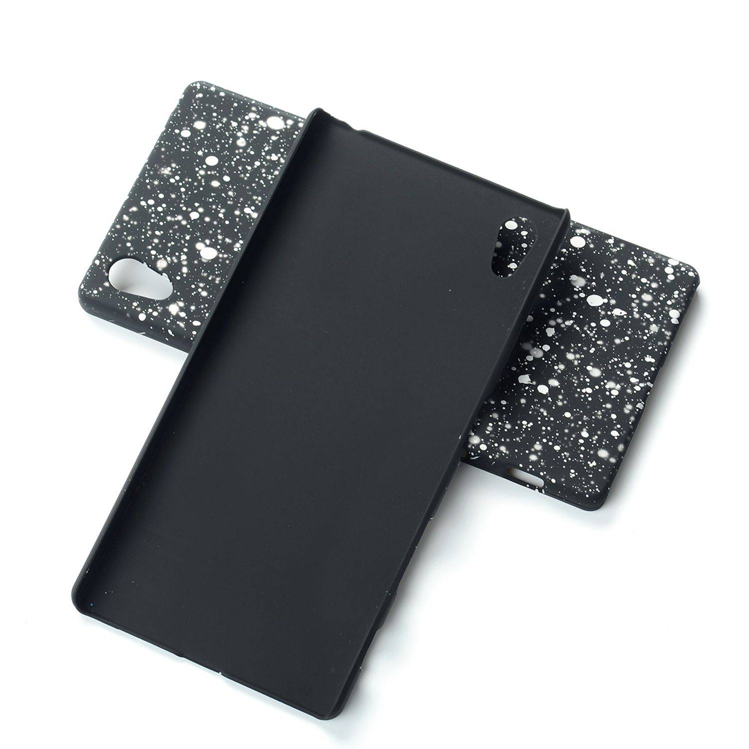 Sony Xperia Z5 Handyhülle Backcover Schwarz