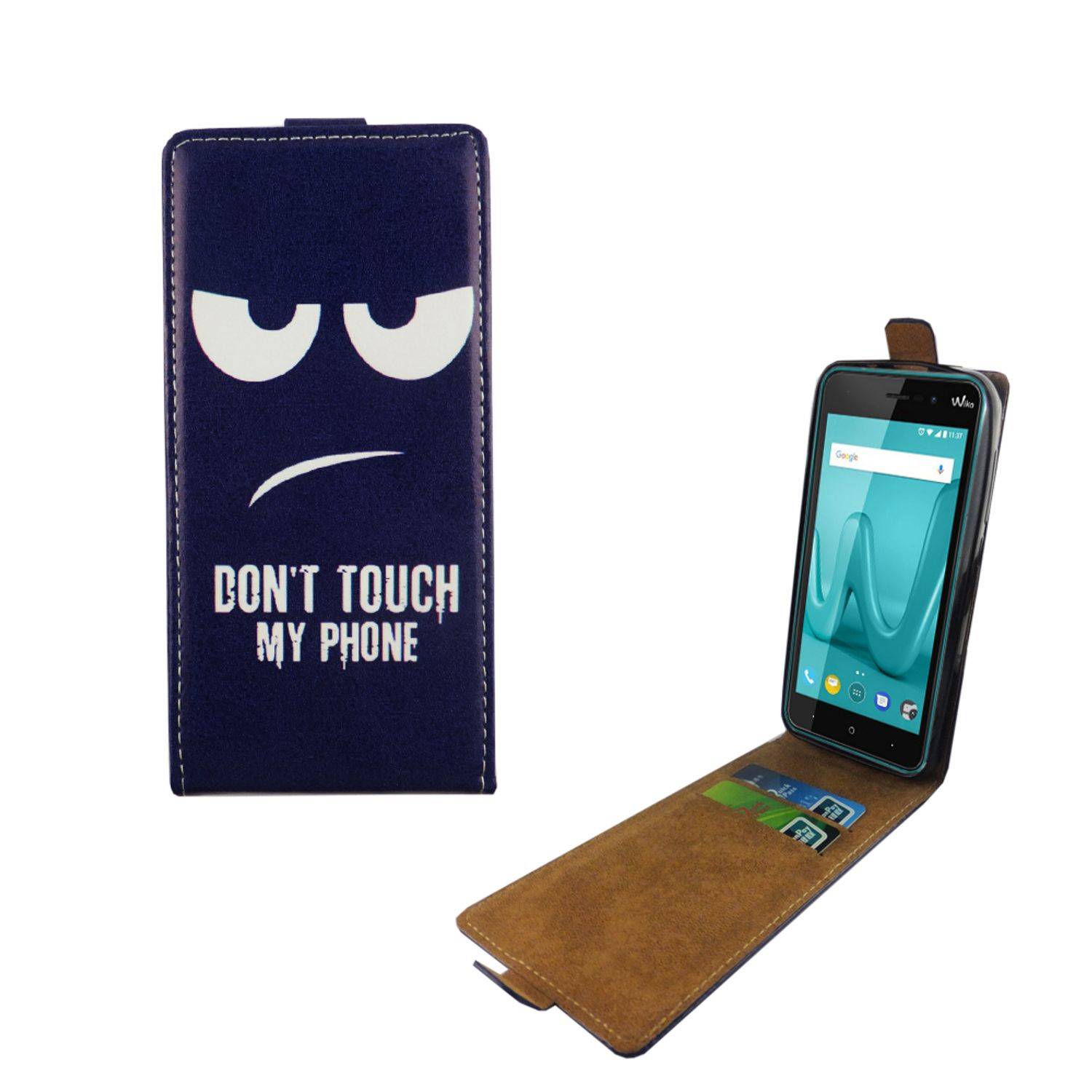 Wiko Lenny 4 Handyhülle Backcover Blau