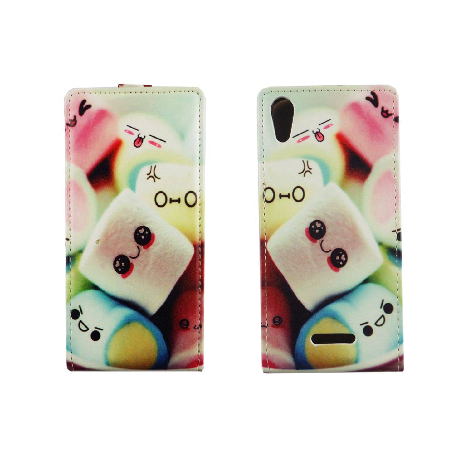 Wiko Lenny 4 Handyhülle Backcover Mehrfarbig