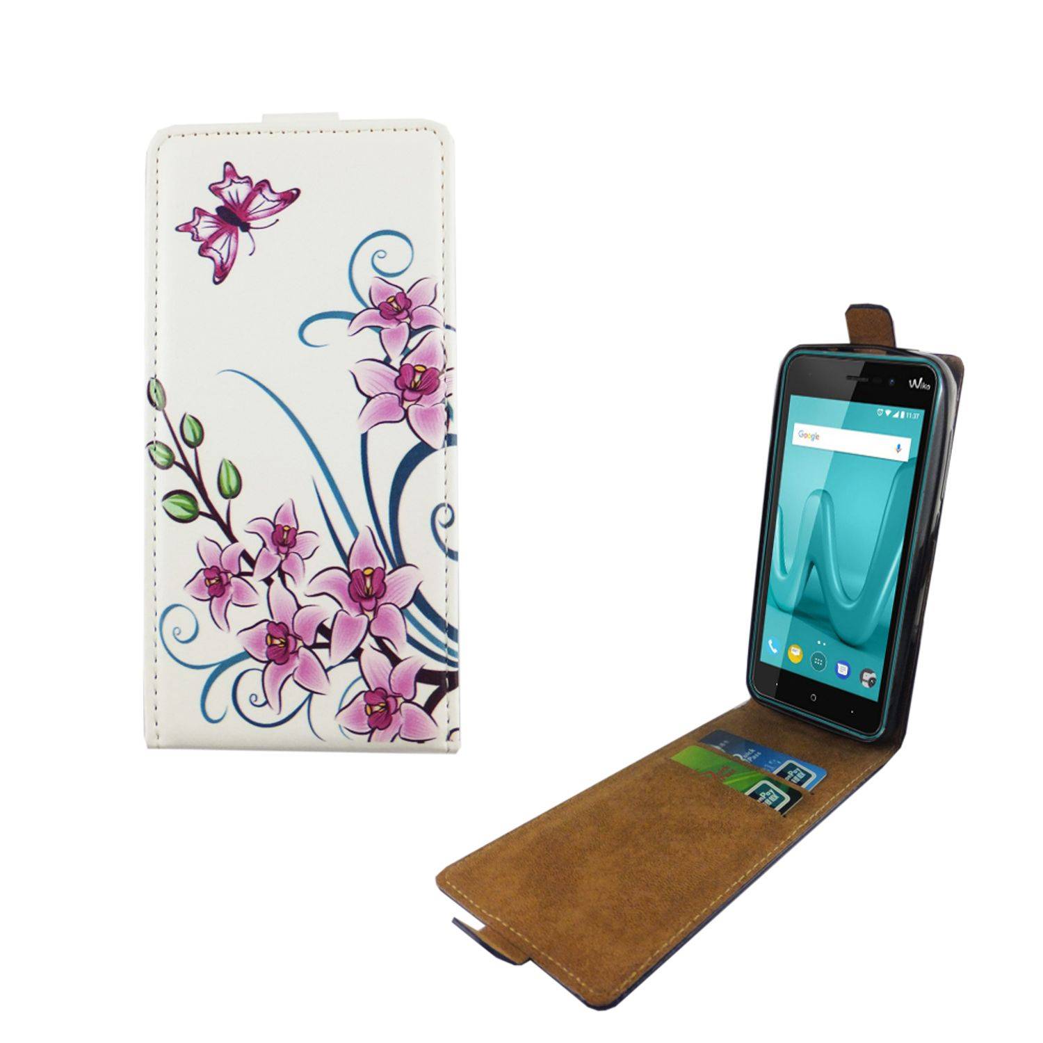 Wiko Lenny 4 Handyhülle Backcover Weiß