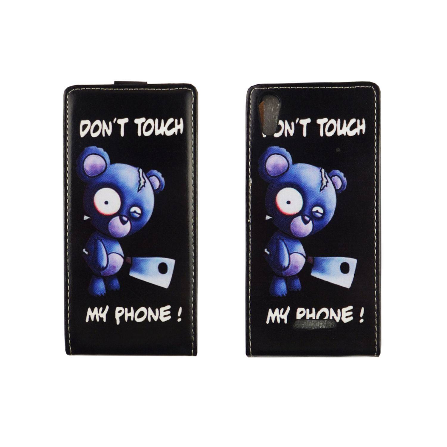 Wiko Lenny 4 Handyhülle Backcover Schwarz