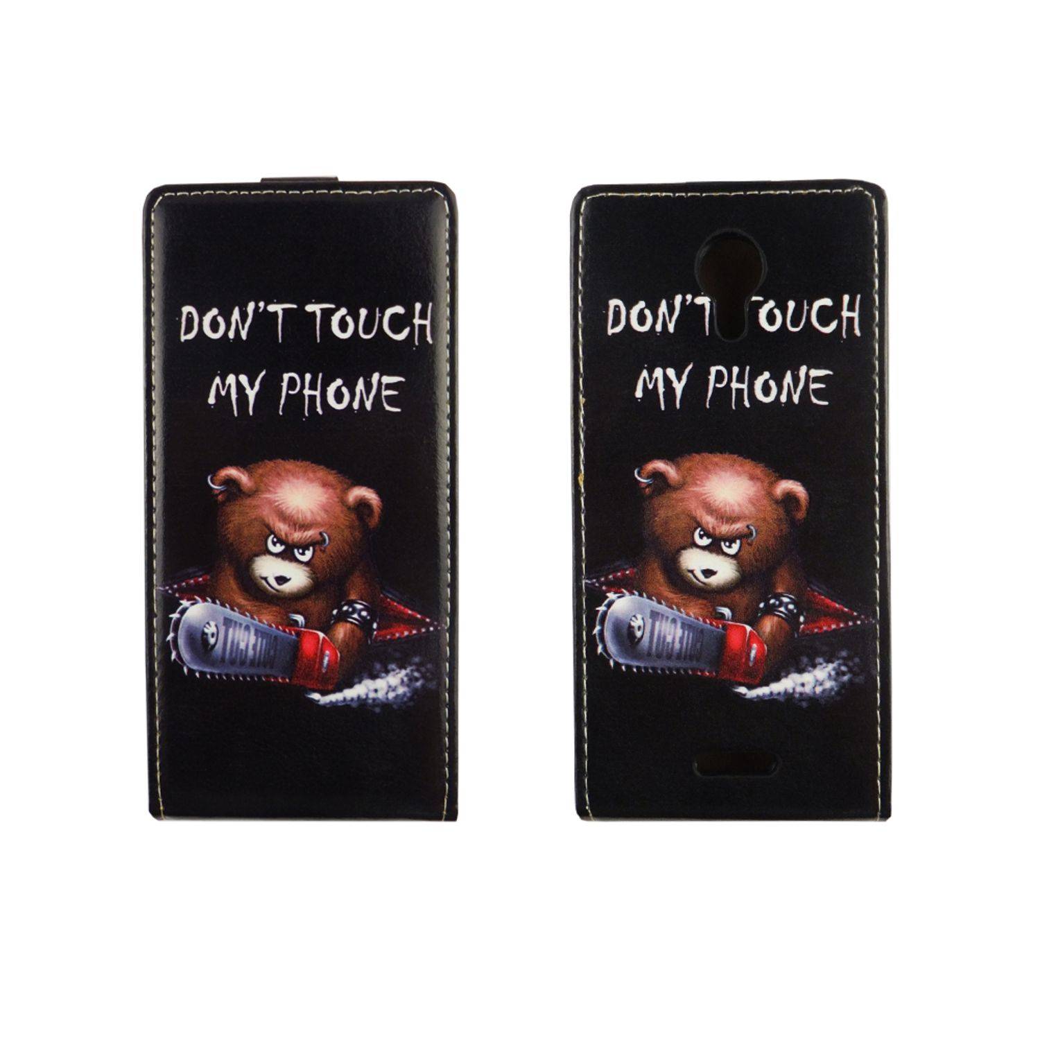 Wiko Jerry 2 Handyhülle Backcover Schwarz