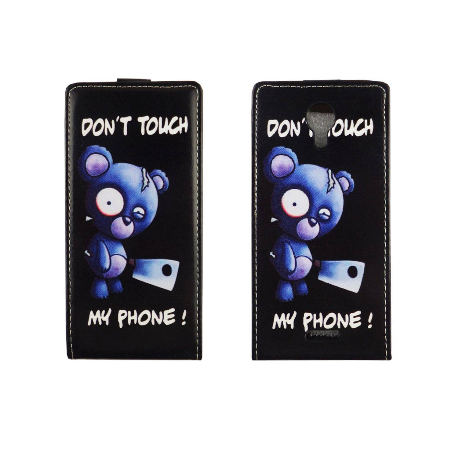 Wiko Jerry 2 Handyhülle Backcover Schwarz