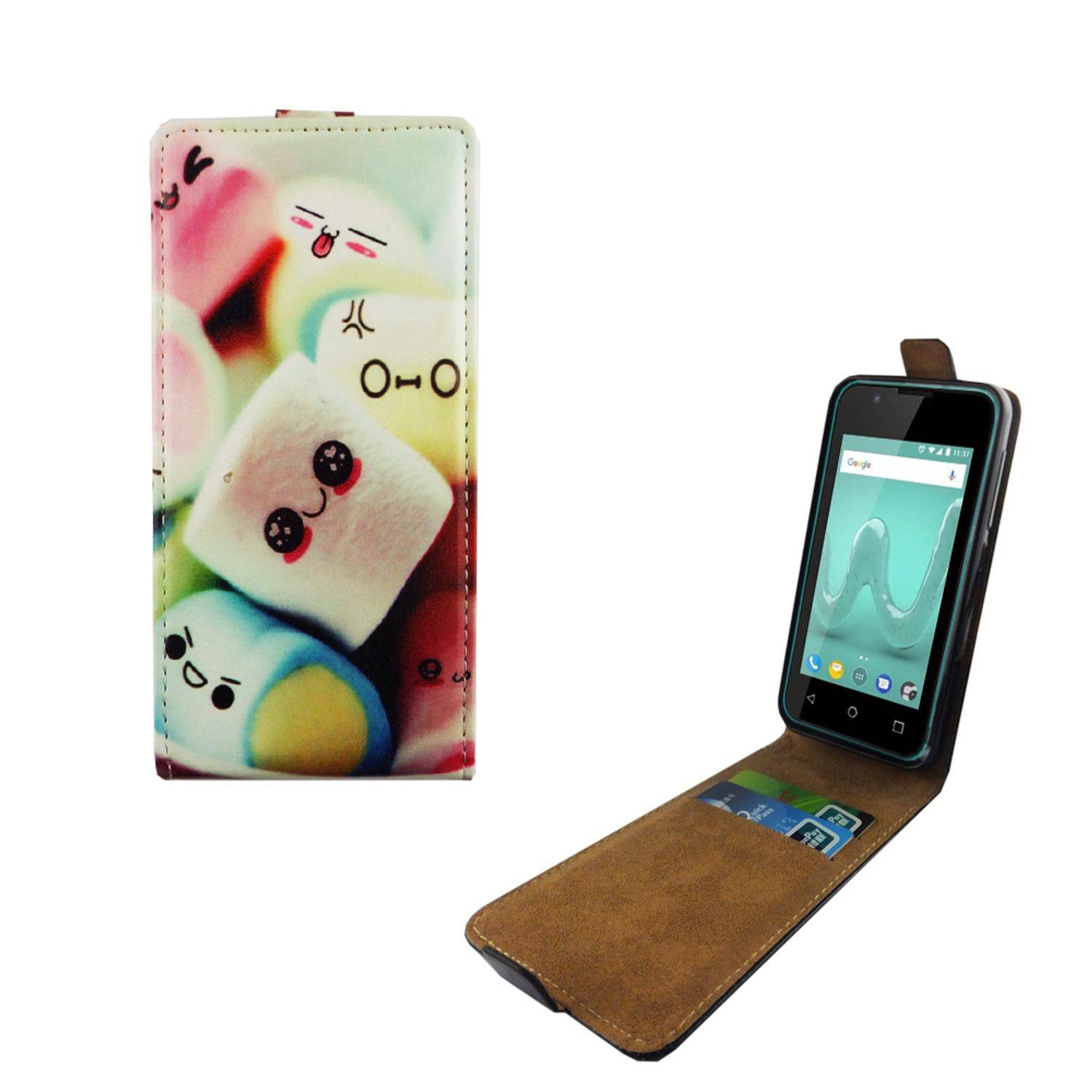 Wiko Sunny 2 Handyhülle Backcover Mehrfarbig