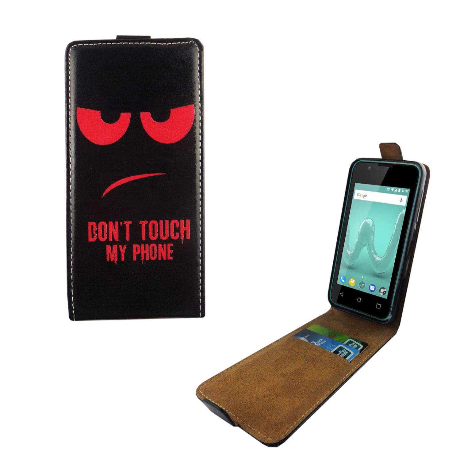 Wiko Sunny 2 Handyhülle Backcover Rot
