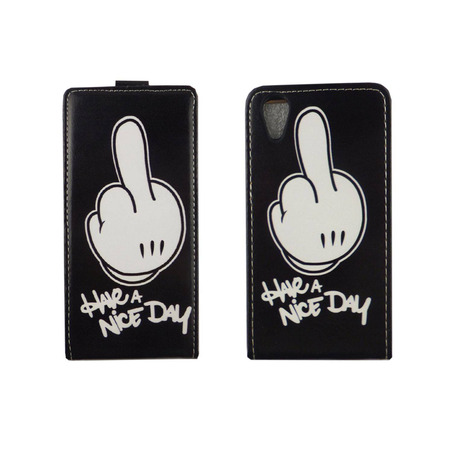Wiko Sunny 2 Handyhülle Backcover Schwarz