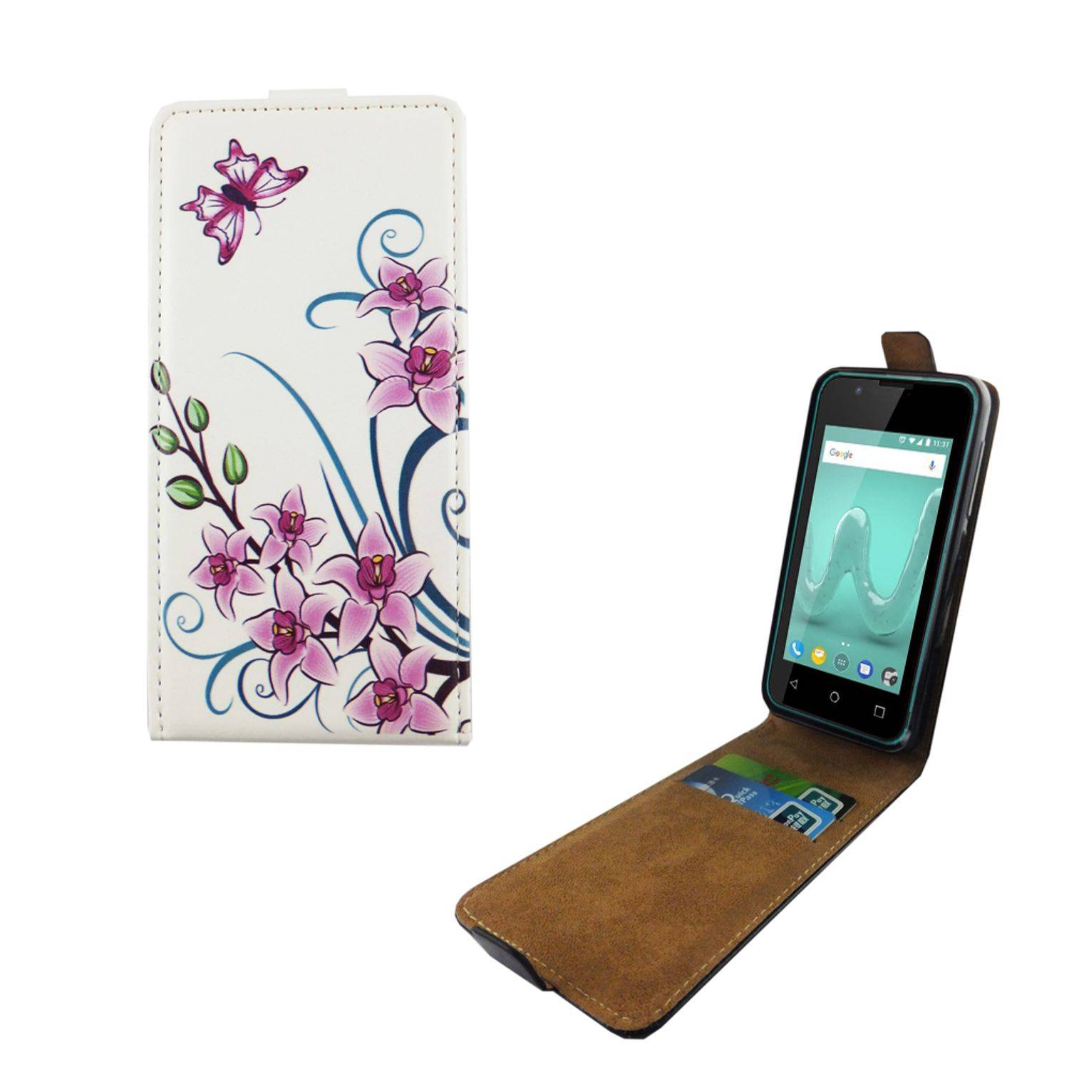Wiko Sunny 2 Handyhülle Backcover Weiß