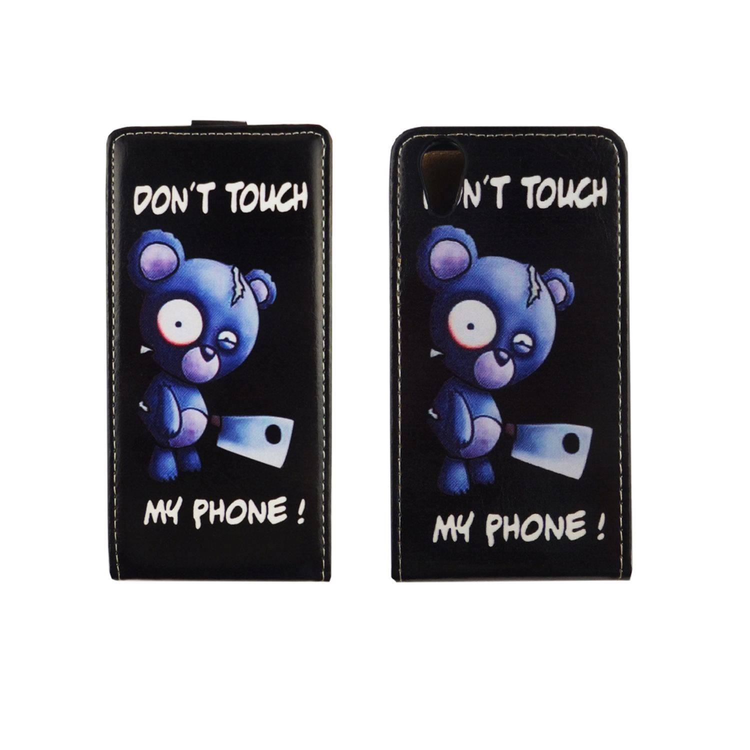 Wiko Sunny 2 Handyhülle Backcover Schwarz